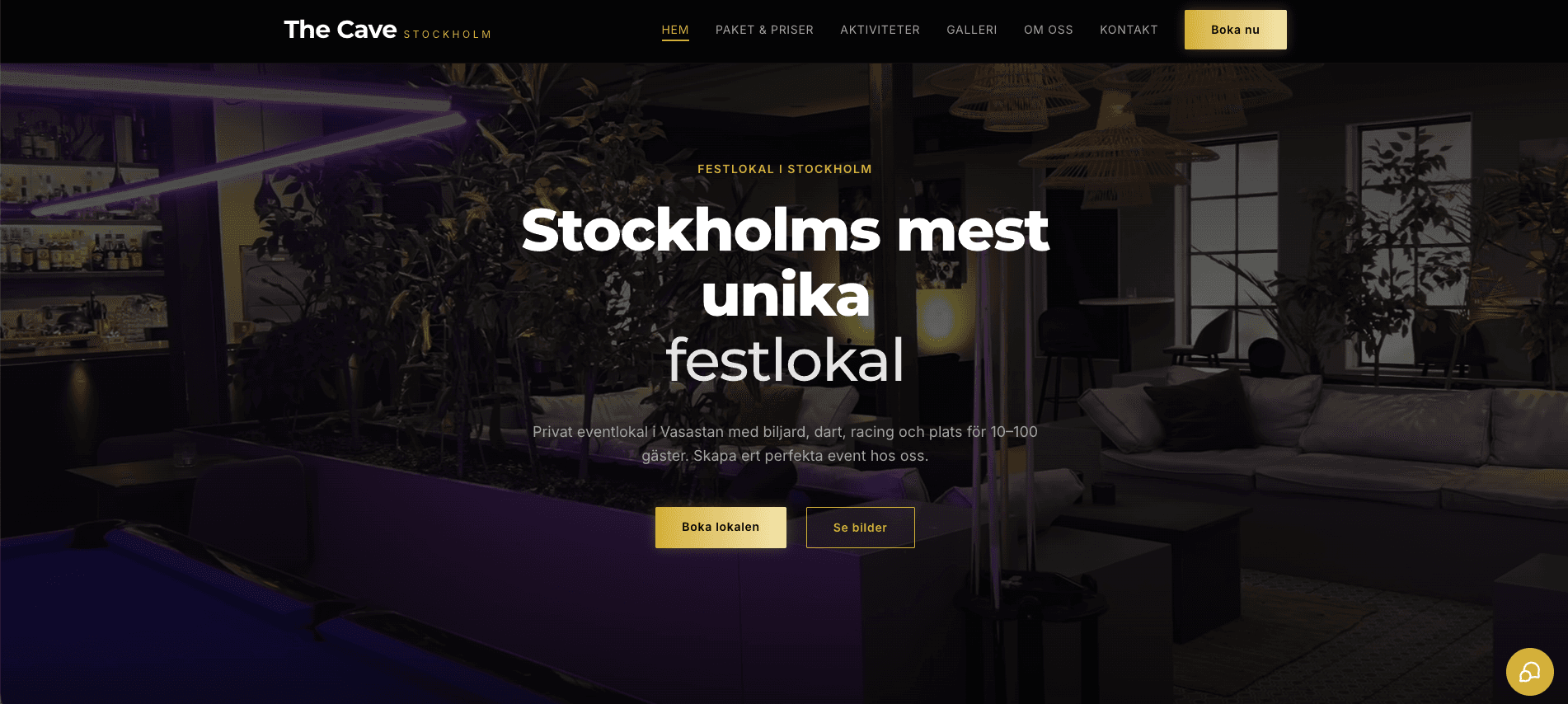 Premium hemsida exempel 3